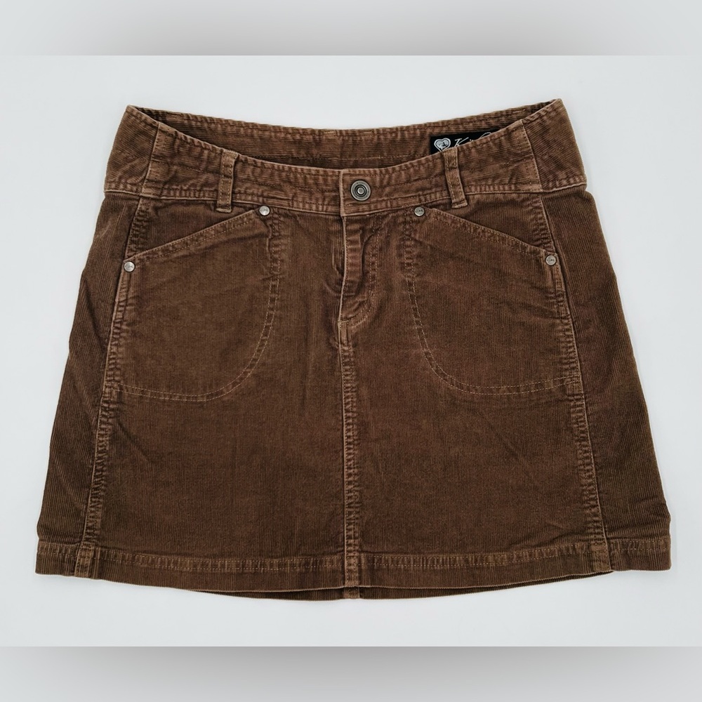 Kühl ‘Kastra’ Women’s Chocolate Brown Corduroy Skirt